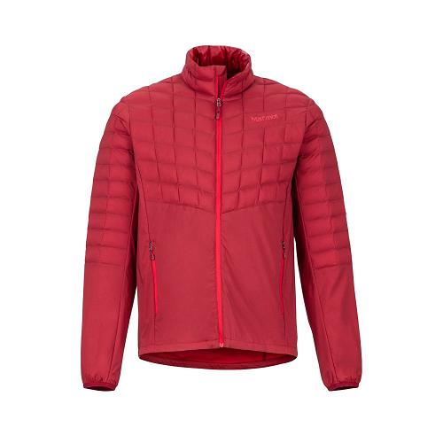 Marmot Down Jacket Dark Red NZ - Avant Featherless Jackets Mens NZ9035876